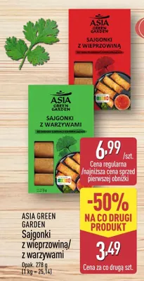 Sajgonki z wieprzowiną Asia Green Garden promocja w Aldi