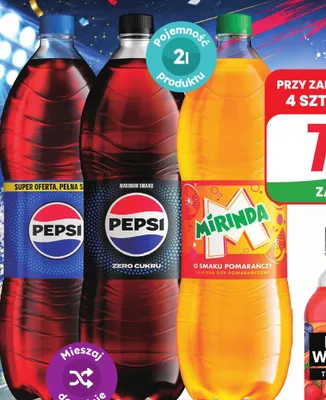Napój gazowany Pepsi promocja w Dino