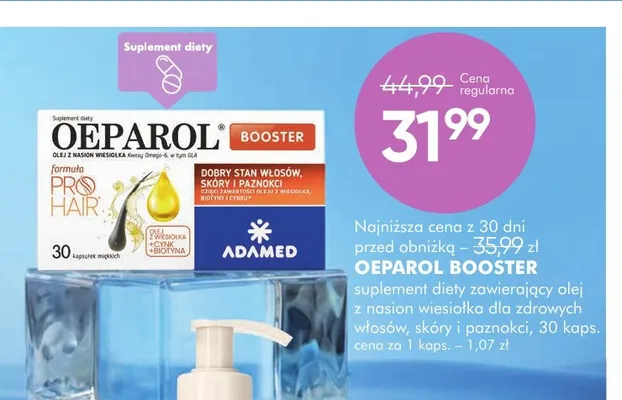 Suplement diety Oeparol Booster promocja w Super-Pharm