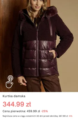 Kurtka narciarska damska promocja w Monnari