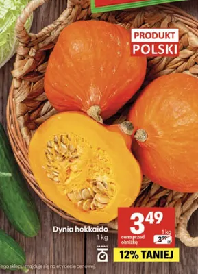 Dynia hokkaido promocja w Delikatesy Centrum