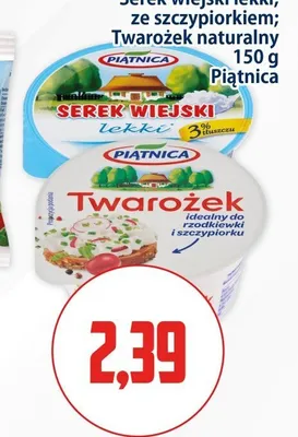 Serek wiejski lekki Piątnica promocja w Kupiec
