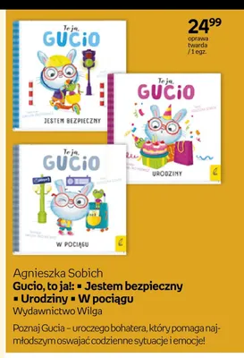 Książka Wilga Gucio, to ja!: Jestem bezpieczny promocja w Empik