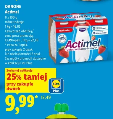 Actimel promocja w Lidl