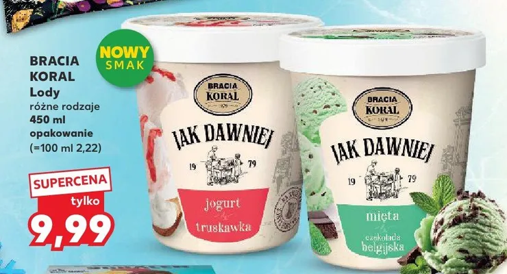 Lody różne rodzaje promocja w Kaufland