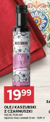 Olej kaszubski z czarnuszki promocja w Stokrotka