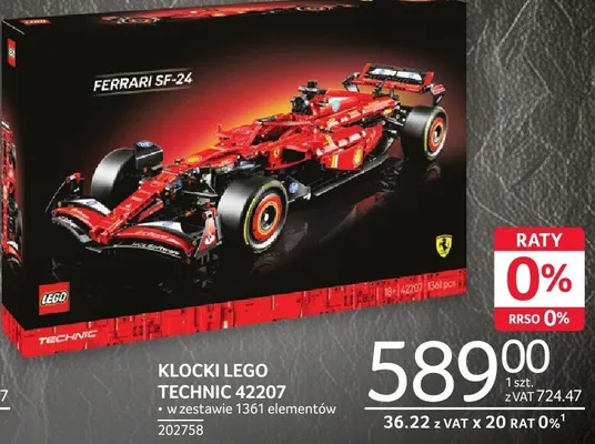 Klocki 42165 Lego technic promocja w Selgros