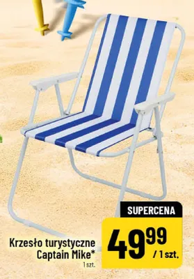 Krzesło turystyczne Captain Mike promocja w POLOmarket