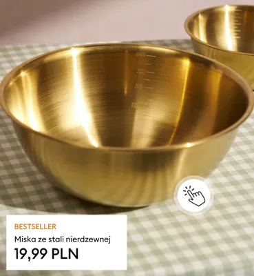 Miska ze stali nierdzewnej promocja w Sinsay