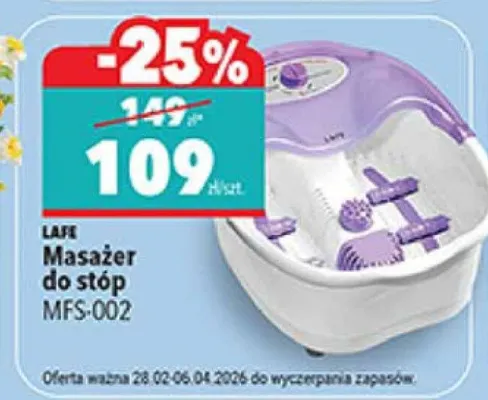 Masażer do stóp MFS-002 promocja w Biedronka