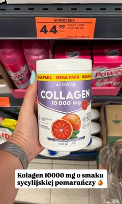 Kolagen Activlab 10 000 mg o smaku sycylijskiej pomarańczy promocja w Biedronka