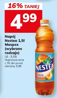 Napój Nestea Napex (wybrane rodzaje) promocja w Hitpol