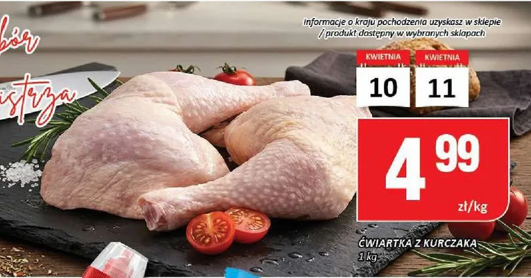 Ćwiartka z kurczaka promocja w Chorten
