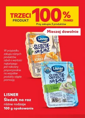 Śledzik na raz Lisner promocja w Kaufland