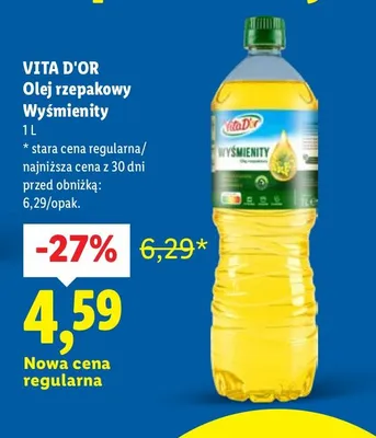 Olej promocja w Lidl