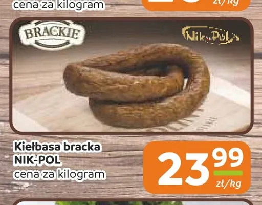 Kiełbasa bracka Nik-Pol promocja w Społem Częstochowa