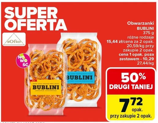 Obwarzanki promocja w Carrefour