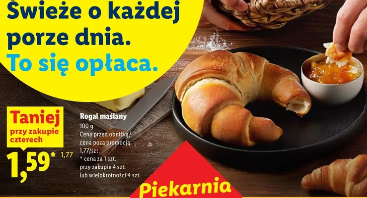 Rogal maślany promocja w Lidl