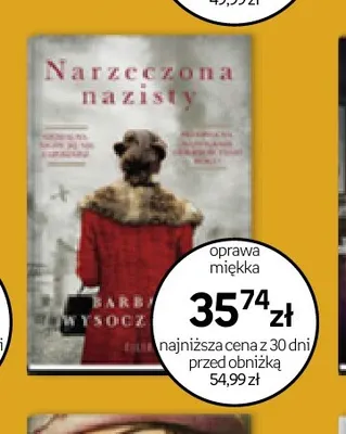 Książka Narzeczona nazisty Barbara Wysoczańska promocja w Empik