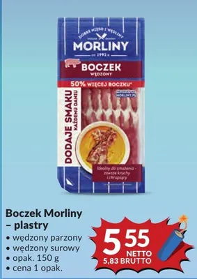 Boczek Morliny – plastry wędzony parzony promocja w Makro
