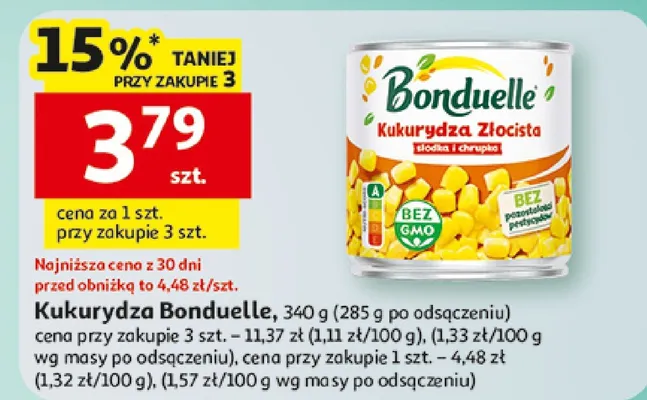 Kukurydza złocista promocja w Auchan