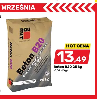Beton B20 Baumit promocja w Bricomarche