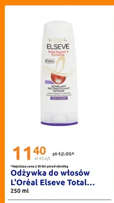 Odżywka do włosów L'oreal elseve total repair promocja w Action