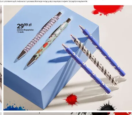 Zestaw długopisów Moomin promocja w Empik