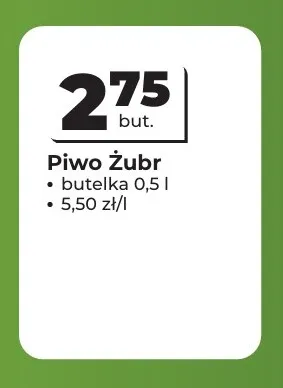 Piwo Żubr promocja w Odido