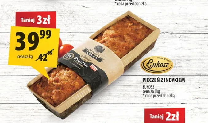 Pieczeń z indykiem Łukosz promocja w Arhelan