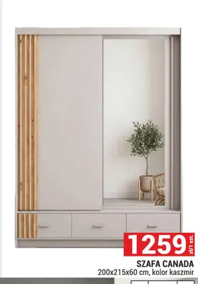 Szafa Canada promocja w Merkury Market