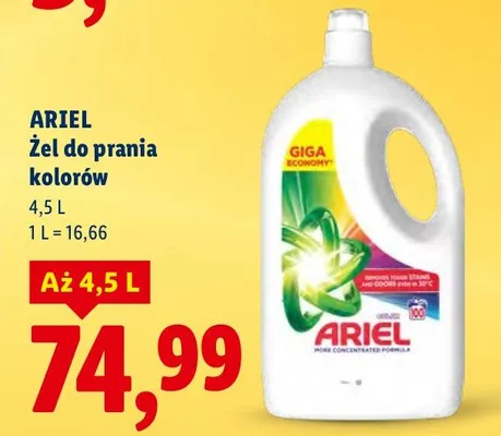 Żel do prania kolorów 4,5 l promocja w Lidl