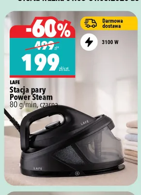 Stacja pary Lafe Power Steam promocja w Biedronka Home