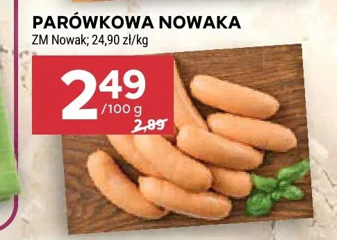 Parówkowa Nowaka ZM Nowak promocja w Stokrotka