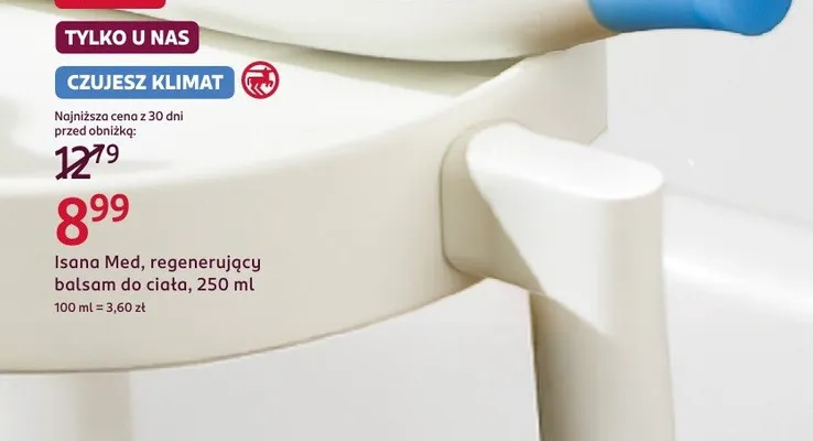 Isana Med, regenerujący balsam do ciała, 250 ml promocja w Rossmann