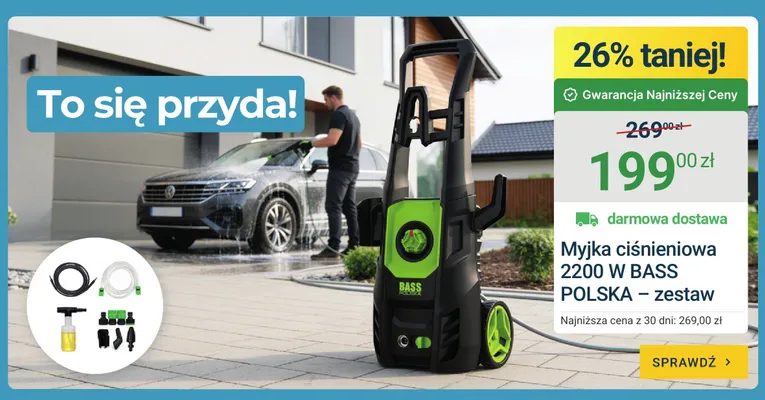 Myjka ciśnieniowa Bass Polska promocja w ERLI