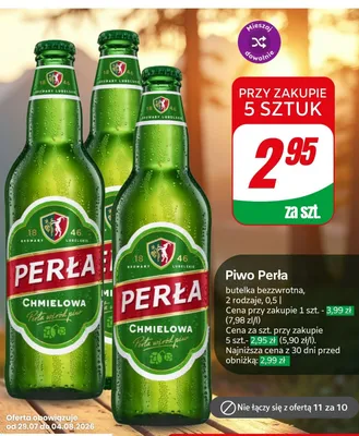 Piwo Perła Chmielowa promocja w Dino