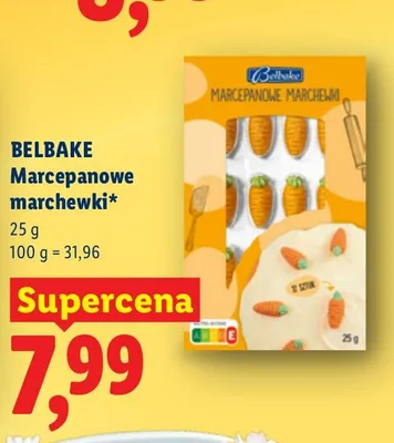 Marcepanowe marchewki promocja w Lidl