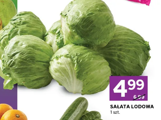 Sałata lodowa promocja w Stokrotka