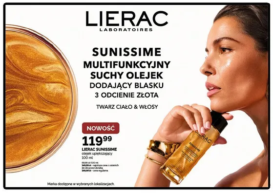 Olejek upiększający LIERAC SUNISSIME promocja w Ziko Dermo