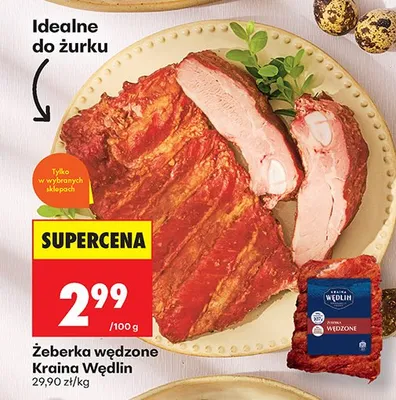 Żeberka wędzone promocja w Biedronka