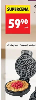Gofrownica Hoffen z płytkami w kształcie serduszek promocja w Biedronka