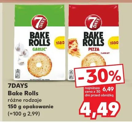 Bake Rolls różne rodzaje promocja w Kaufland