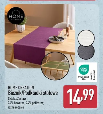 Podkładki stołowe Home Creation promocja w Aldi
