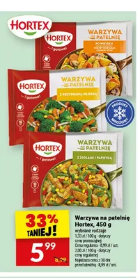 Warzywa na patelnię z ziołami i papryką Hortex promocja w Twój Market