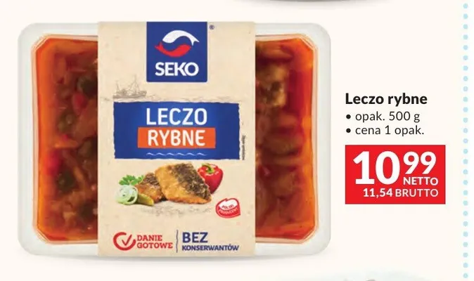 Leczo rybne SEKO promocja w Makro