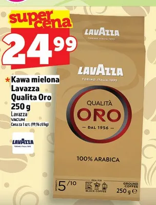 Kawa mielona Lavazza Qualita Oro 250g promocja w TOPAZ