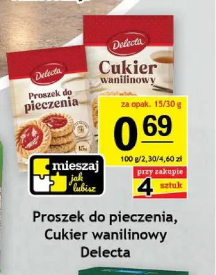 Cukier wanilinowy Delecta promocja w Gram Market