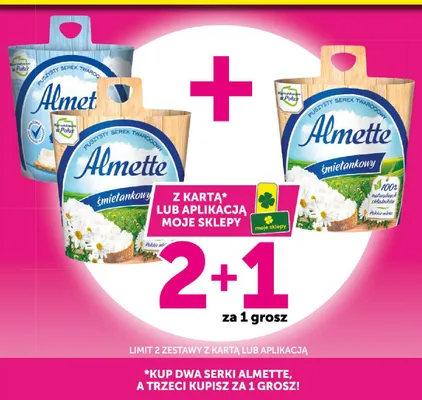 Serek twarogowy Almette śmietankowy promocja w ABC