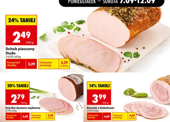 Schab pieczony Duda promocja w Biedronka